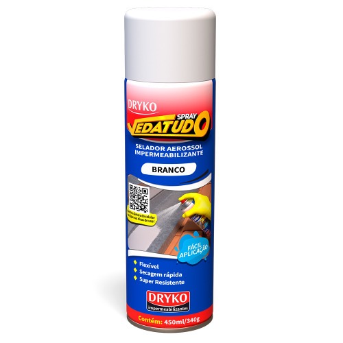 Borracha l�quida impermeabilizante spray 400 ml - Vedatudo