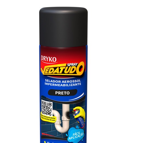 Borracha l�quida impermeabilizante spray 400 ml - Vedatudo