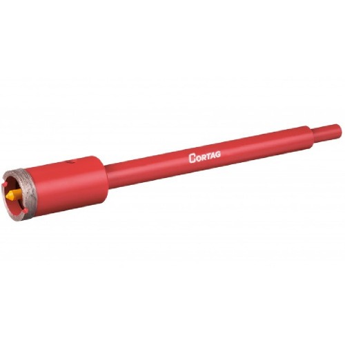 Serra copo diamantada 30 mm com haste de 3/8