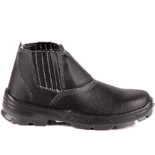 Botina em couro sint�tico com el�stico e biqueira - 44SELEB