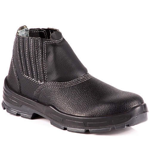 Botina em couro sint�tico com el�stico e biqueira - 44SELEB