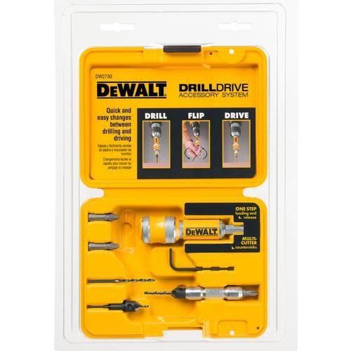 Kit para furar e parafusar com 8 pe�as - DW-2730