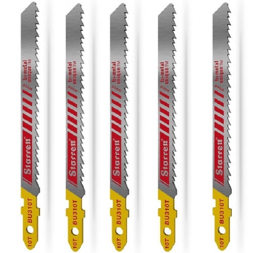 L�mina serra tico tico 75 mm 10 dentes bimetal para madeira 5 pe�as - BU310T