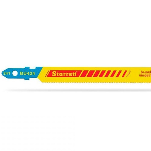 L�mina serra tico tico 100 mm 24 dentes bimetal multiuso 5 pe�as - BU424