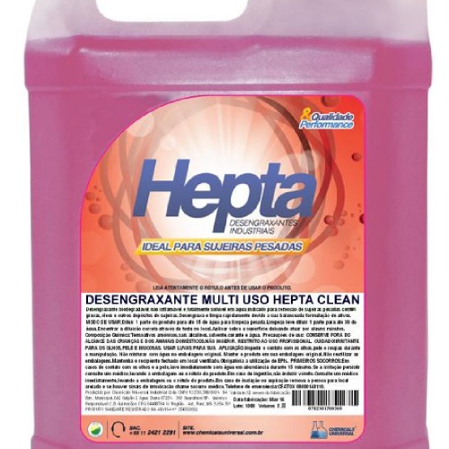 Desengraxante biodegrad�vel 5L - Hepta Clean