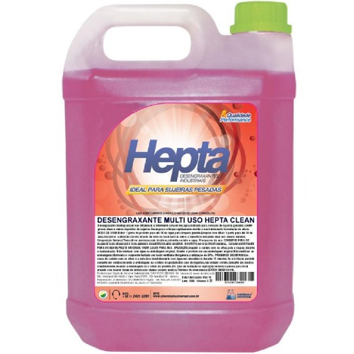 Desengraxante biodegrad�vel 5L - Hepta Clean