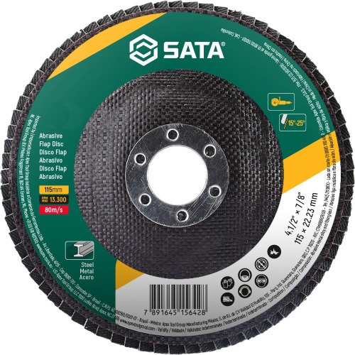 Disco de lixa flap disc metal 4.1/2