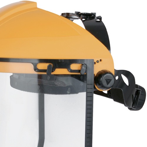 Protetor facial incolor com catraca 250 mm - BALBI 2