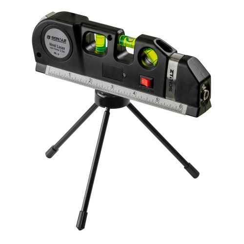 Nível a laser alcance de 6 metros com trena e tripé - NL6 Nível a laser alcance de 6 metros com trena e tripé - NL6