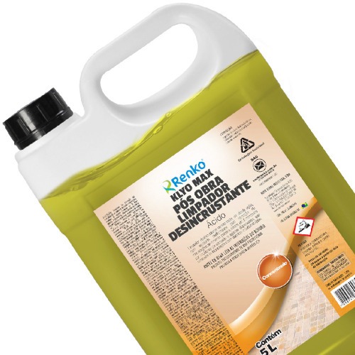 Limpador desincrustante �cido 5 litros - KLYO MAX