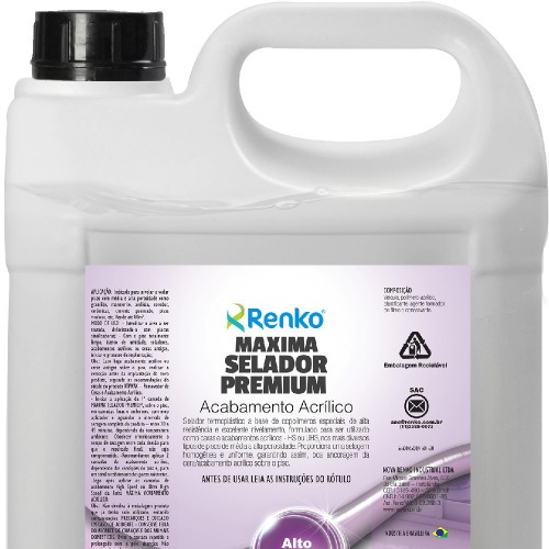 Selador de piso acabamento acrilico 5 litros - MAXIMA PREMIUM