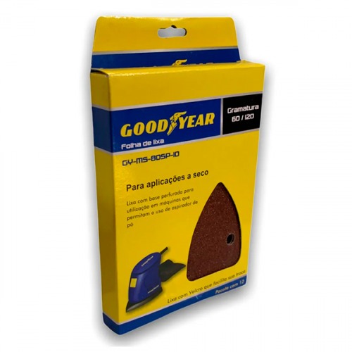 Folha de lixa delta 95 x 140 mm grão 60/120 com 12 peças Folha de lixa delta 95 x 140 mm grão 60/120 com 12 peças