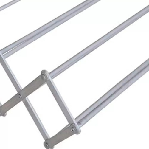 Varal sanfonado 80 x 19 x 45 cm em alum�nio