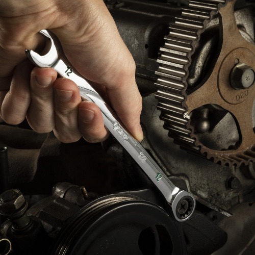 Jogo de chave combinada com catraca 8 a 18 mm 7 pe�as