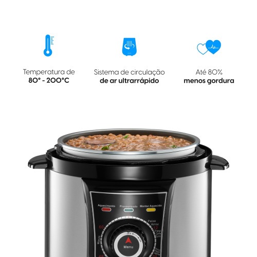 Panela de press�o el�trica 4,0 Litros - PPR1001  110V