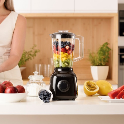 Liquidificador 2 velocidades 650 Watts Turbo mix - LIQ1001  110V