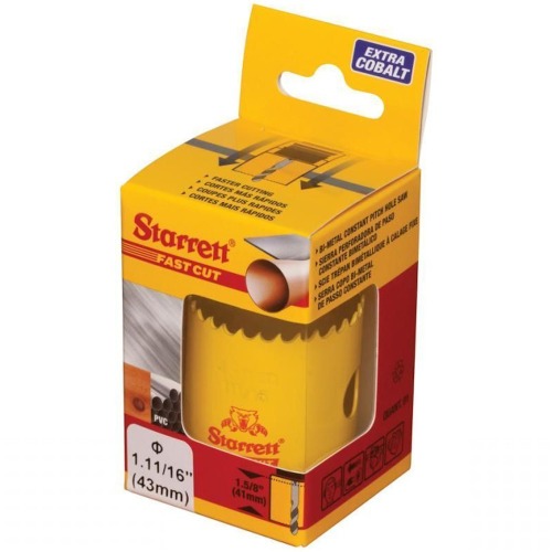Serra copo bimetal 43 mm 1.11/16 Serra copo bimetal 43 mm 1.11/16