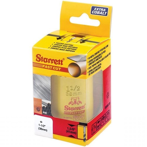 Serra copo bimetal 38 mm 1.1/2