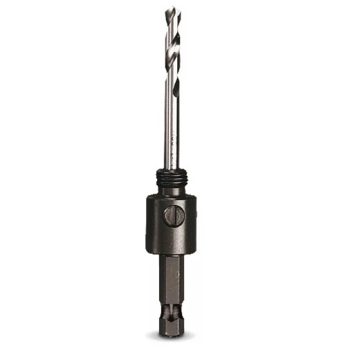 Suporte para serra copo de 14 a 30 mm com encaixe sextavado 3/8