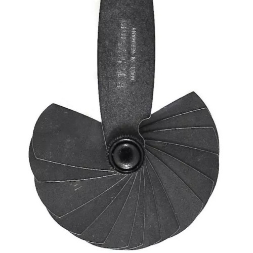 Calibrador de raios 1,00 mm a 7,00 mm com 32 l�minas