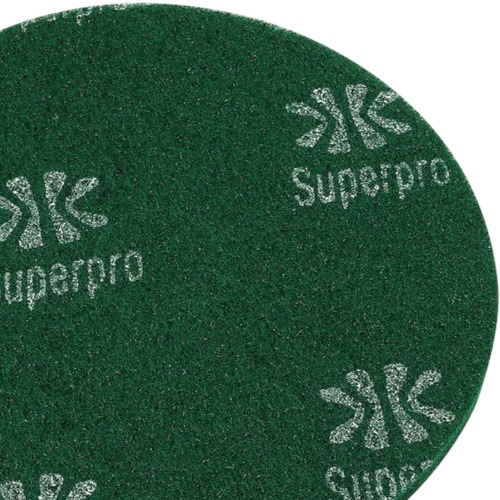 Disco limpador 410 mm verde para enceradeira Super pro - 9851