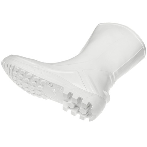 Bota de PVC branca cano m�dio com forro - 110VFLEXF BR