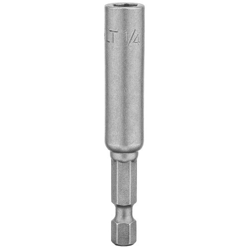 Soquete magn�tico sextavado 1/4'' x 65 mm encaixe 1/4