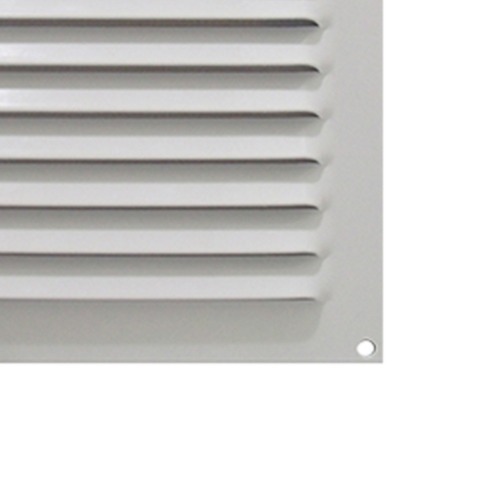 Grade de ventila��o em alum�nio branca quadrada 20 x 20 cm