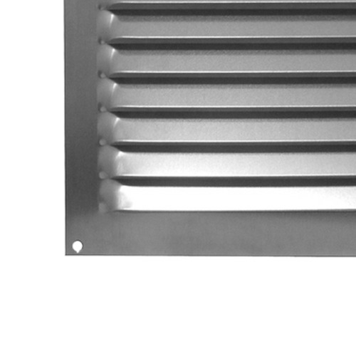 Grade de ventila��o em alum�nio quadrada com tela 20 x 20 cm