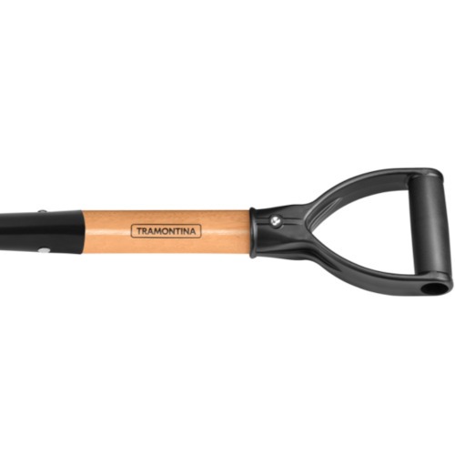 P� quadrada pequena com cabo de madeira 45 cm - Tramontina