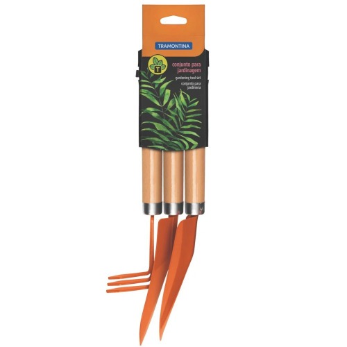 Kit para jardinagem com 3 pe�as