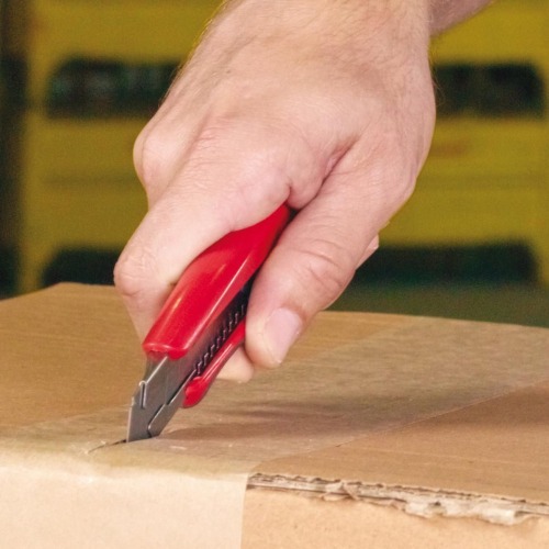 Estilete largo 18 mm com trava deslizante - Exact Estilete largo 18 mm com trava deslizante - Exact