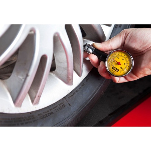 Calibrador de press�o de pneus 
