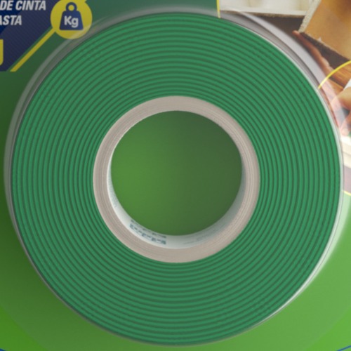 Fita dupla face acr�lica 19 mm x 2 m uso interno - Fixa Tudo