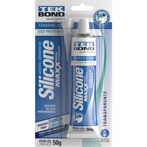 Silicone ac�tico maxx para veda��o de aqu�rio 50 gramas