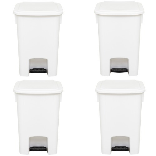 Cesto coletor de lixo 15L com pedal 4 pe�as - MVCP15