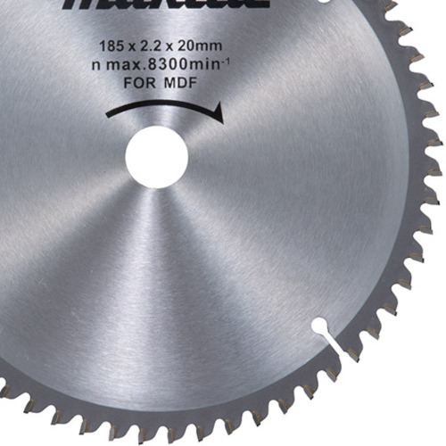 Disco de serra para madeira 185 x 20 mm com 60 dentes D-61466