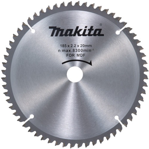 Disco de serra para madeira 185 x 20 mm com 60 dentes D-61466