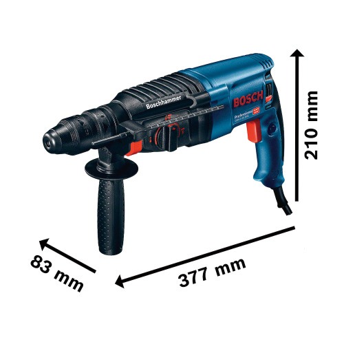 Martelete Perfurador e Rompedor 800W 2,7 joules SDS Plus com maleta - GBH2-26DRE  110V
