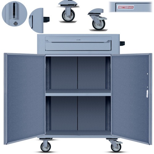 Carrinho para ferramentas fechado com 01 gaveta - RLL-304