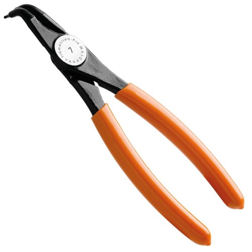 Alicate bico curvo para an�is internos a�o cromo van�dio 7