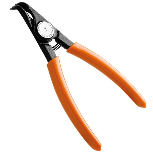 Alicate bico curvo para anéis externos 7 Alicate bico curvo para anéis externos 7