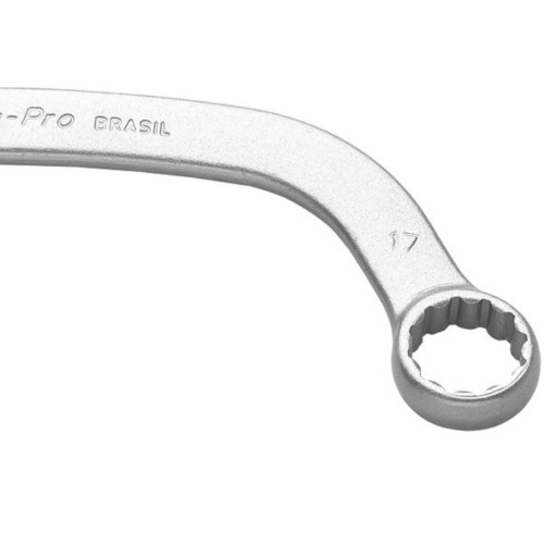 Chave estrela meia lua 15 x 17 mm a�o cromo van�dio
