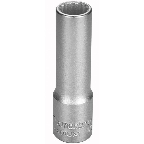 Soquete estriado longo 16 mm encaixe 1/2