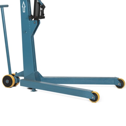 Guincho hidr�ulico 1 tonelada com prolongador rodas de poliuretano - MGH-1CP