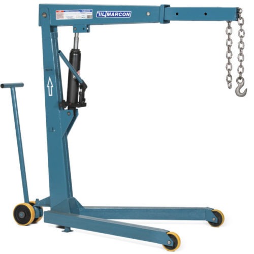 Guincho hidr�ulico 1 tonelada com prolongador rodas de poliuretano - MGH-1CP