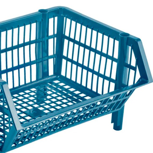 Cesto expositor pl�stico empilh�vel pequeno 24 x 44 x 34 cm - COPAZ