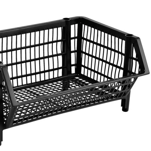 Cesto expositor plástico empilhável médio 41 x 27 x 57 cm - COMPT Cesto expositor plástico empilhável médio 41 x 27 x 57 cm - COMPT