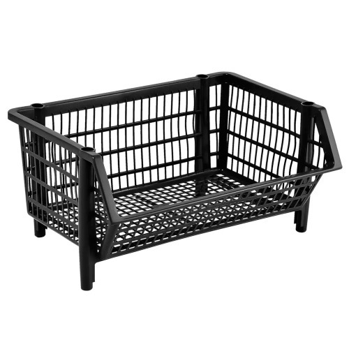 Cesto expositor plástico empilhável médio 41 x 27 x 57 cm - COMPT Cesto expositor plástico empilhável médio 41 x 27 x 57 cm - COMPT