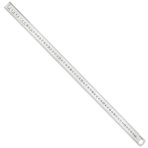 Escala m�trica em a�o inoxid�vel 600 mm